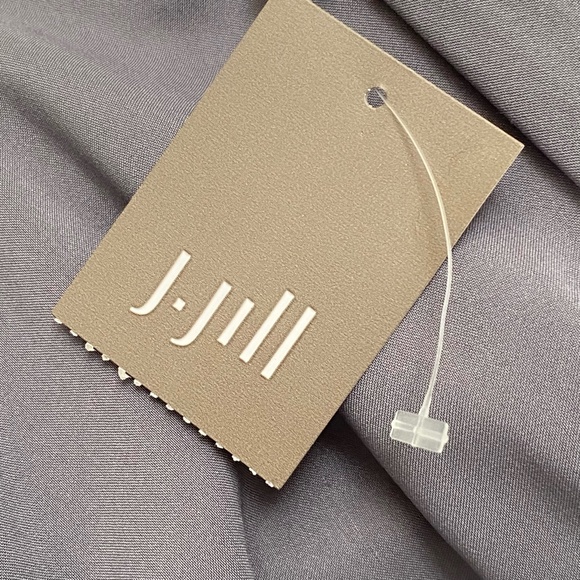 J Jill Velvet Open Jacket Blazer Kimono Nickel Blue Long Sleeve XS NWT - Picture 9 of 12